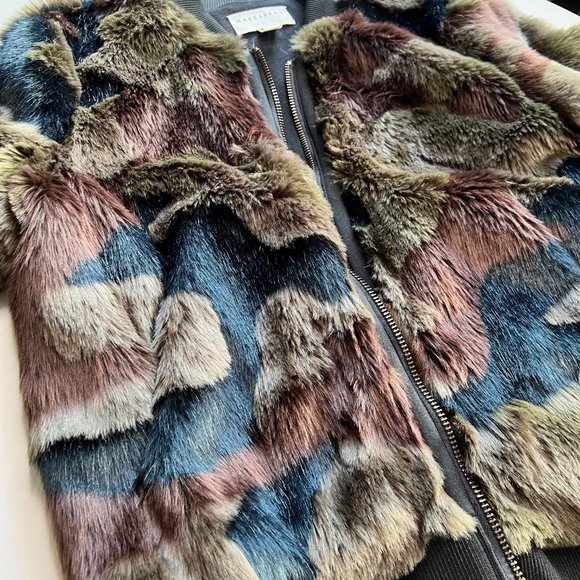 Marrakech Fur Camo Bomber Jacket - Picture 5 of 7
